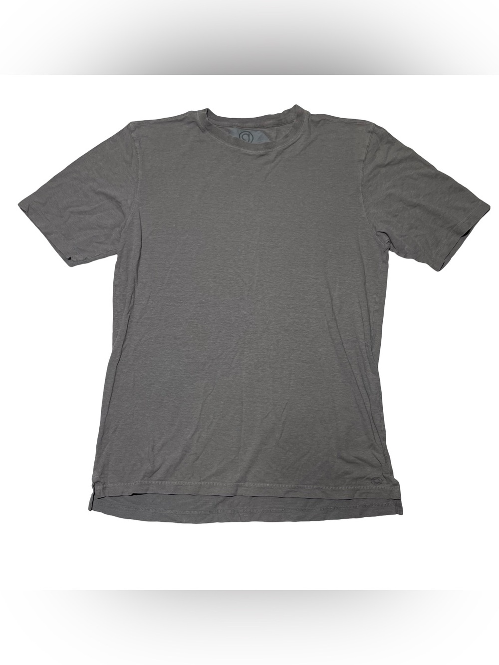 Gramicci Organic Hemp Cotton Gray Crew Short Sleeve Shirt Mens Size L